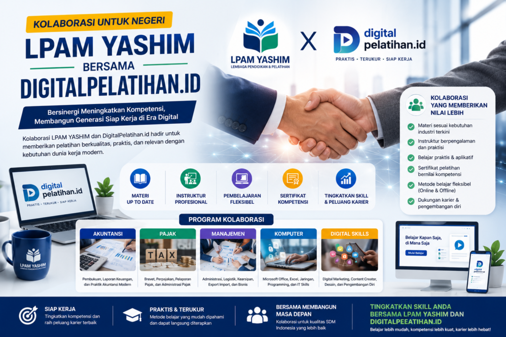 Kolaborasi LPAM YASHIM dan digitalpelatihan.id